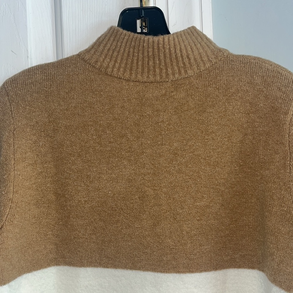 J.Crew Women's Colorblock Zip-Up Sweater Size XSmall - Picture 6 of 11